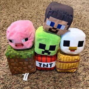 Minecraft Plush Toy Set